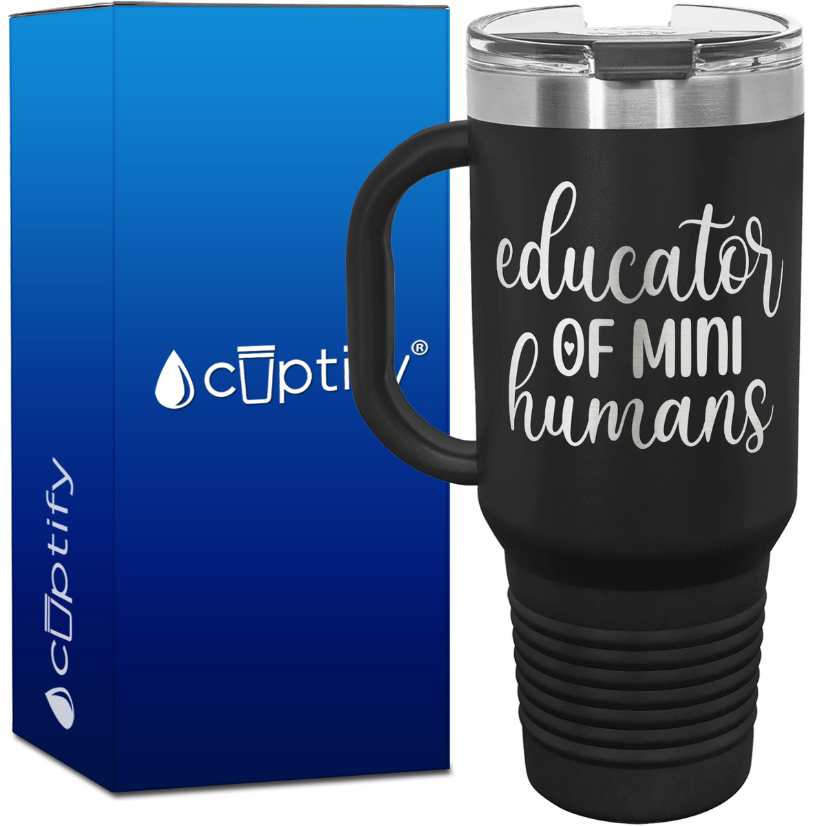 Educator of Mini Humans 40oz Teacher Travel Mug