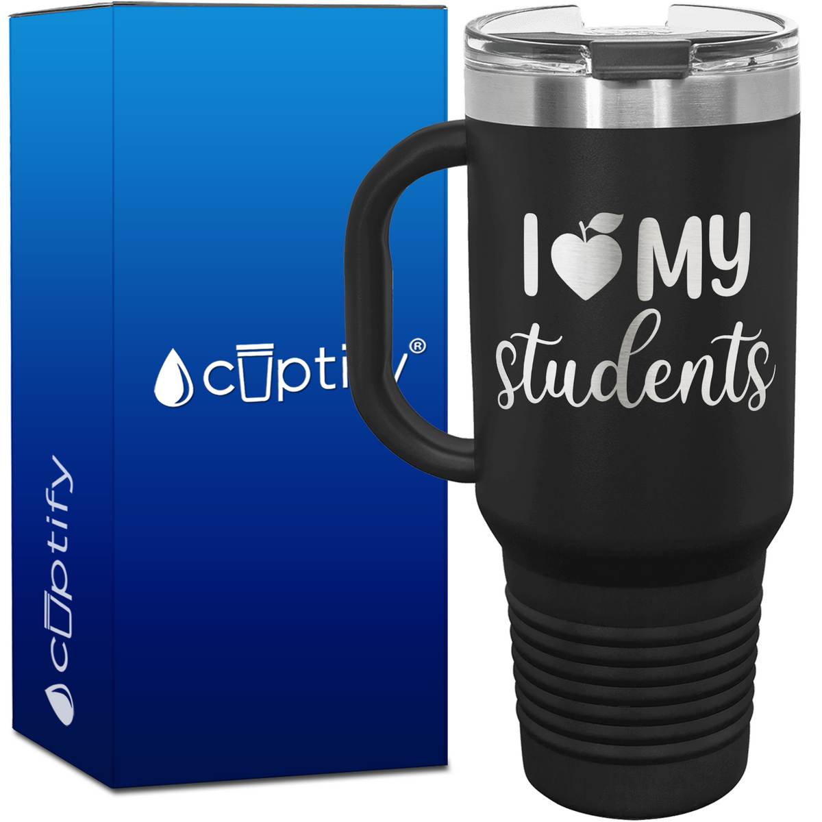 I Love My Students 40oz Teacher Travel Mug