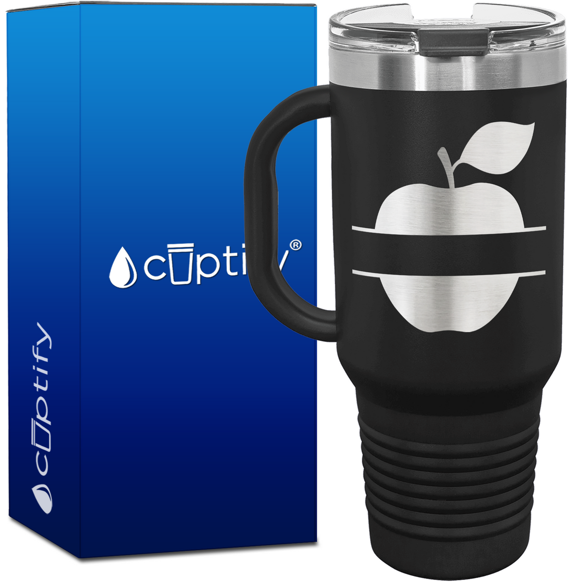 Personalized Apple 40oz Teacher Travel Mug