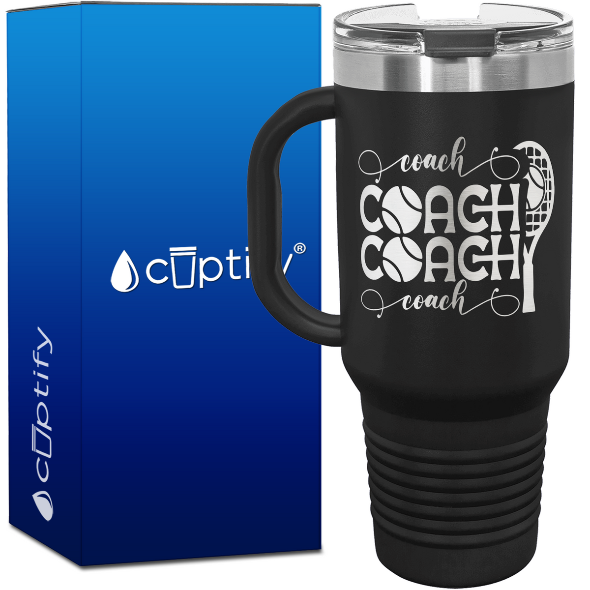 Coach Coach Coach Coach Tennis 40oz Tennis Travel Mug