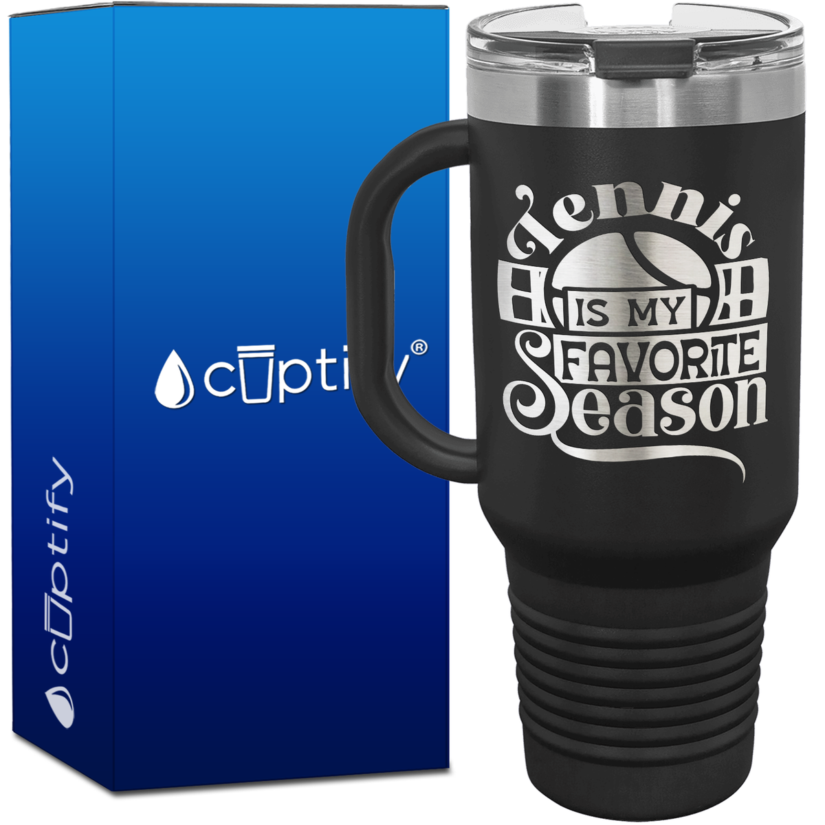 Tennis is My Favorite Season 40oz Tennis Travel Mug