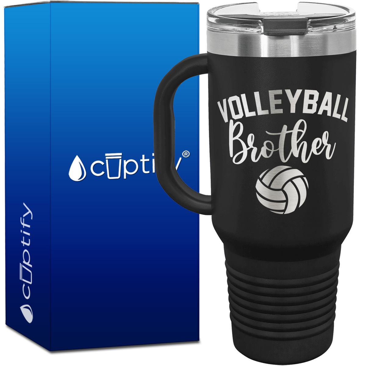 Volleyball Brother 40oz Volleyball Travel Mug
