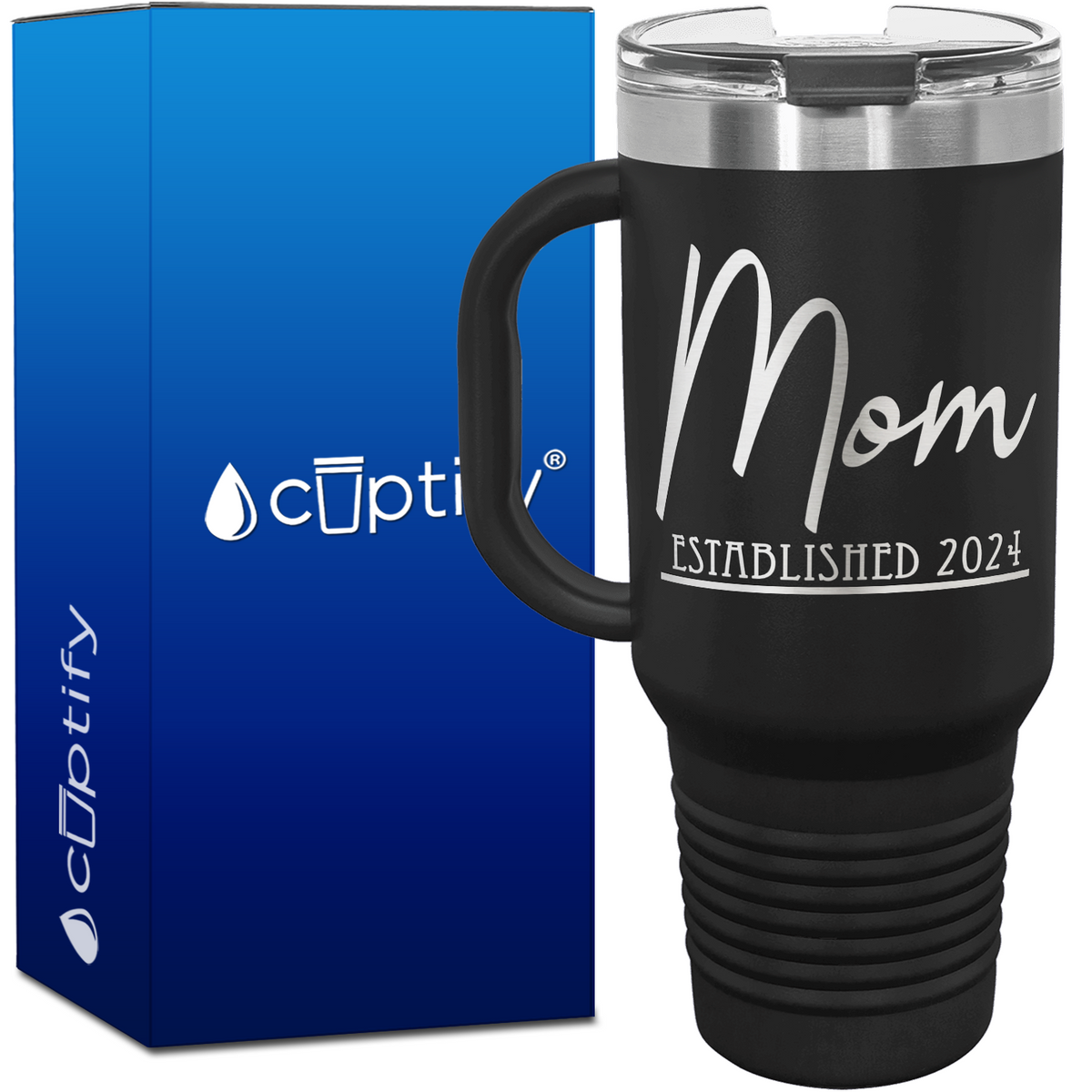 Mom Established 40oz Mom Travel Mug