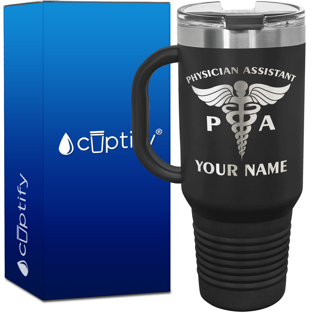 Personalized PA Physician Assistant 40oz Medical Travel Mug