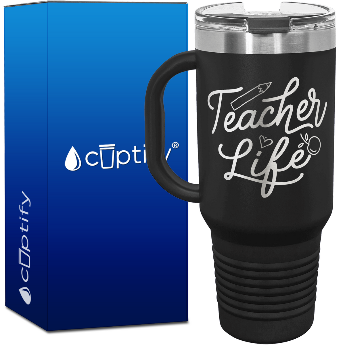 Teacher Life 40oz Teacher Travel Mug