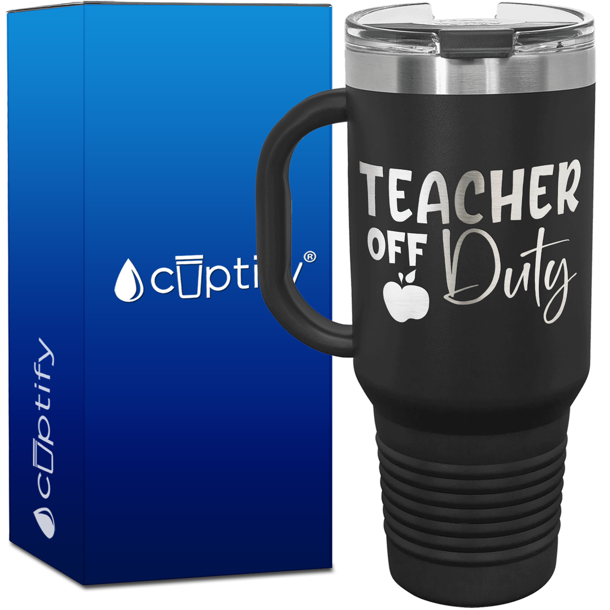 Teacher off Duty 40oz Teacher Travel Mug