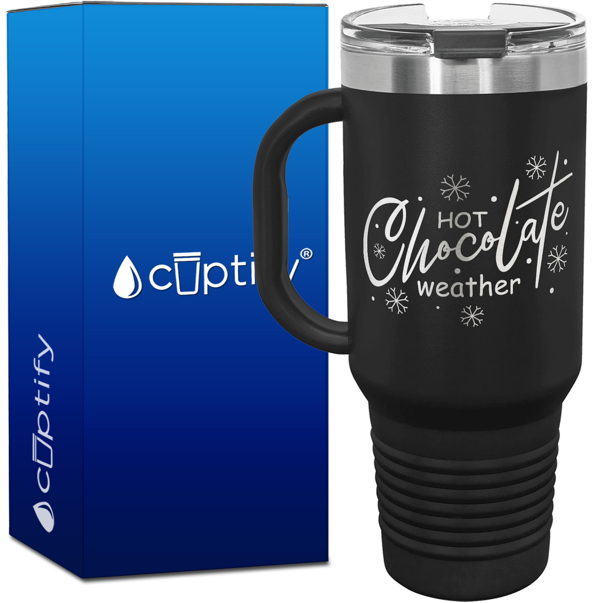 Hot Chocolate Weather 40oz Travel Mug