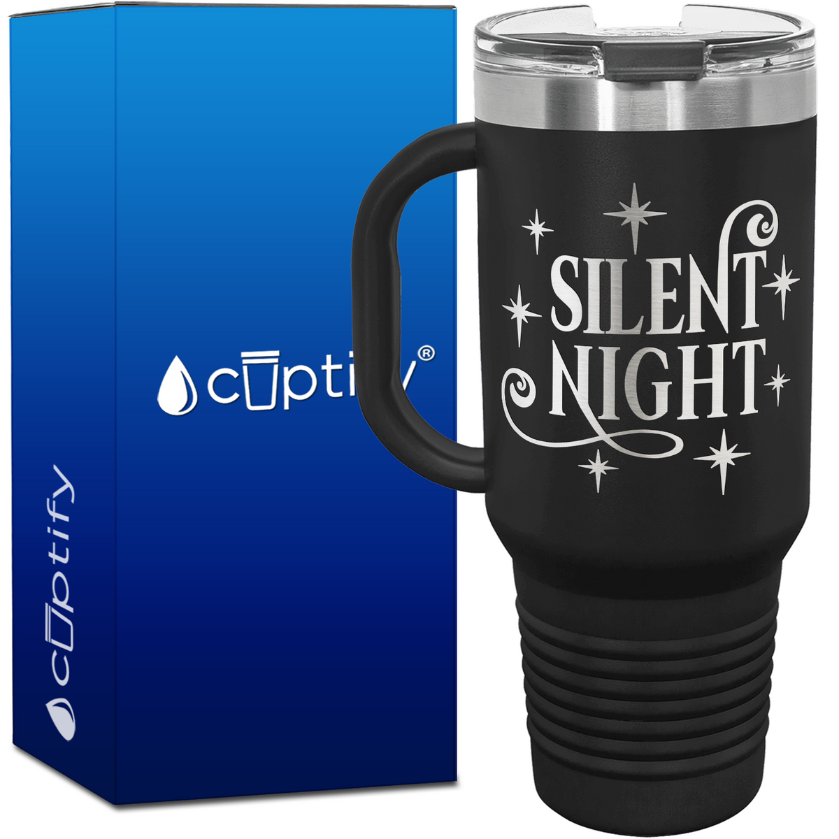 Silent Night 40oz Travel Mug