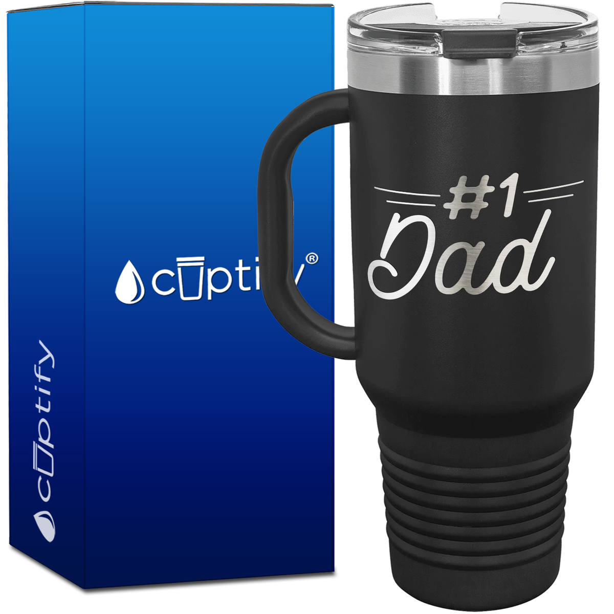 Number One Dad 40oz Dad Travel Mug