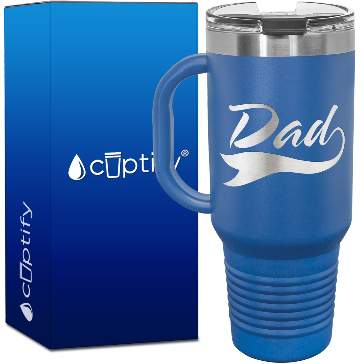 Dad 40oz Dad Travel Mug