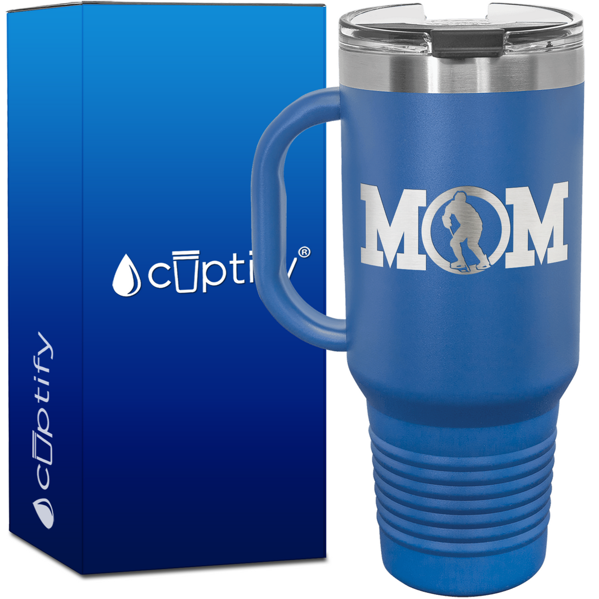 Hockey Mom 40oz Mom Travel Mug