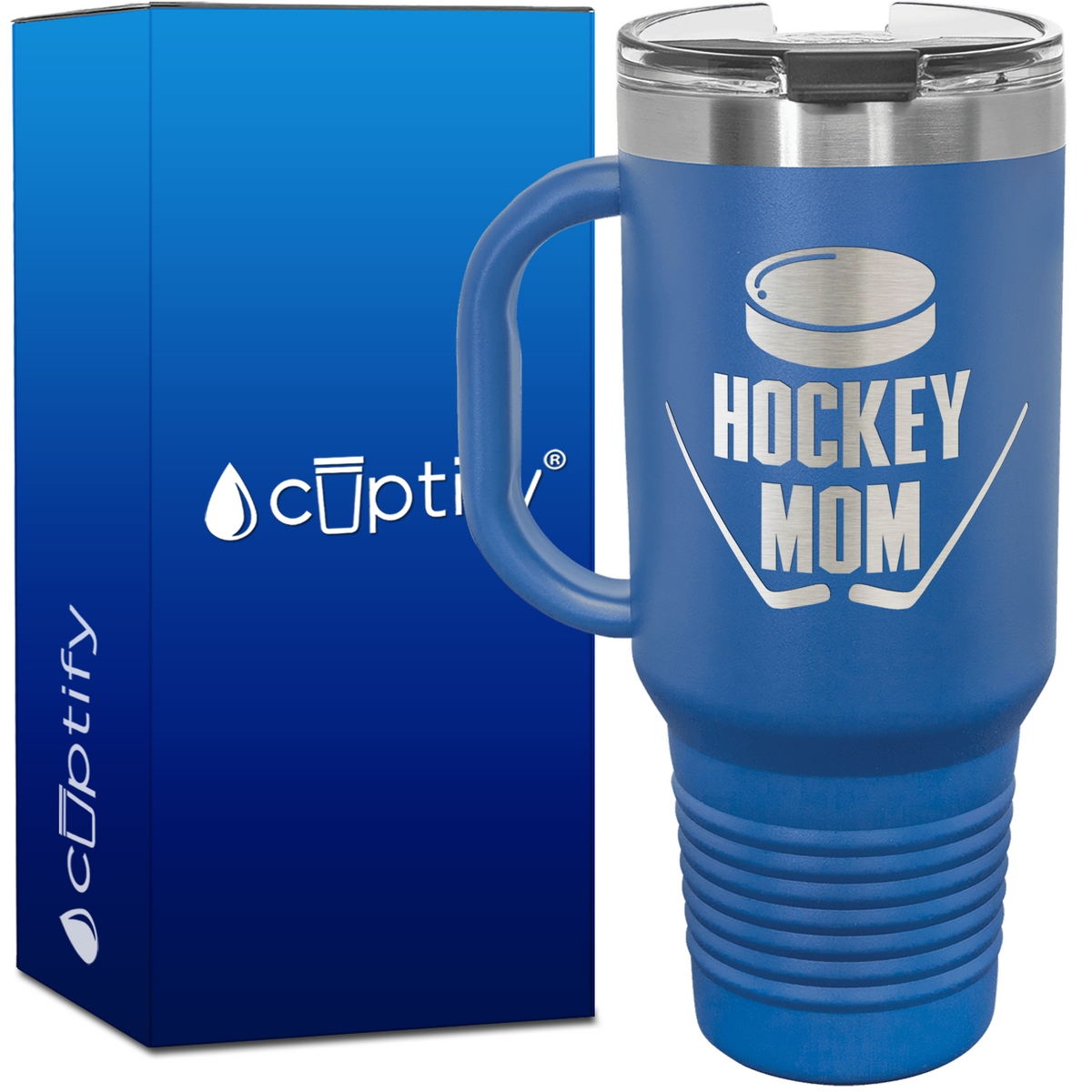 Hockey Mom 40oz Travel Mug
