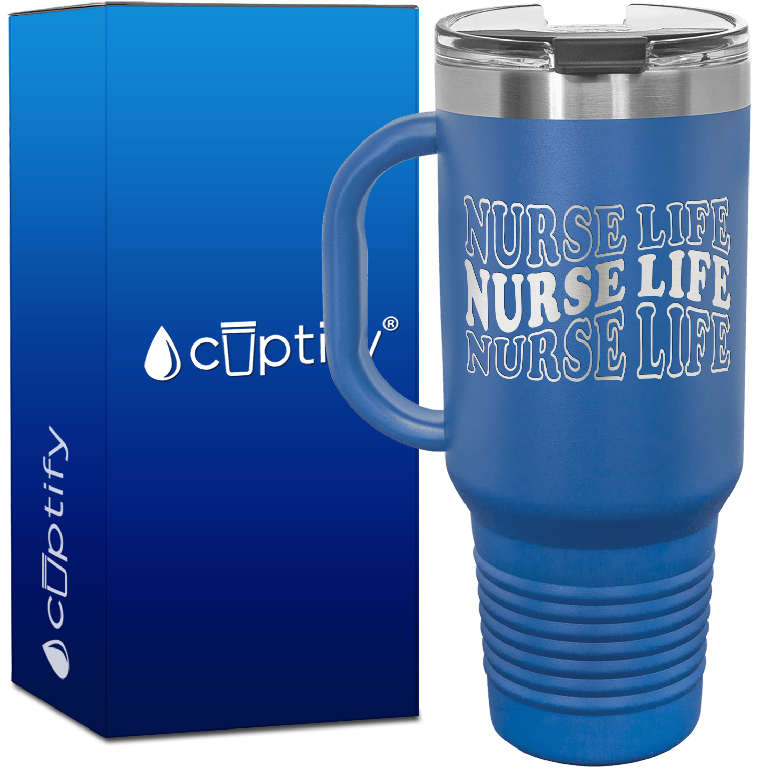 Nurse Life Nurse Life Nurse Life 40oz Nurse Travel Mug