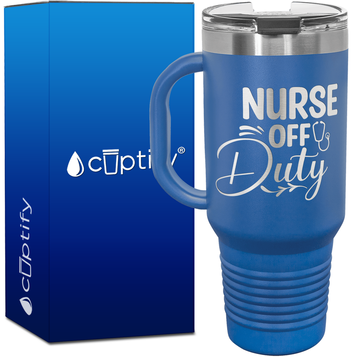 Nurse Off Duty 40oz Nurse Travel Mug