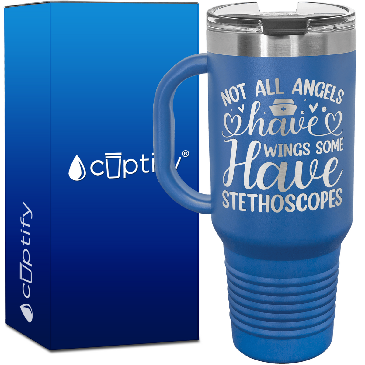 Not All Angels Have Wings 40oz Nurse Travel Mug