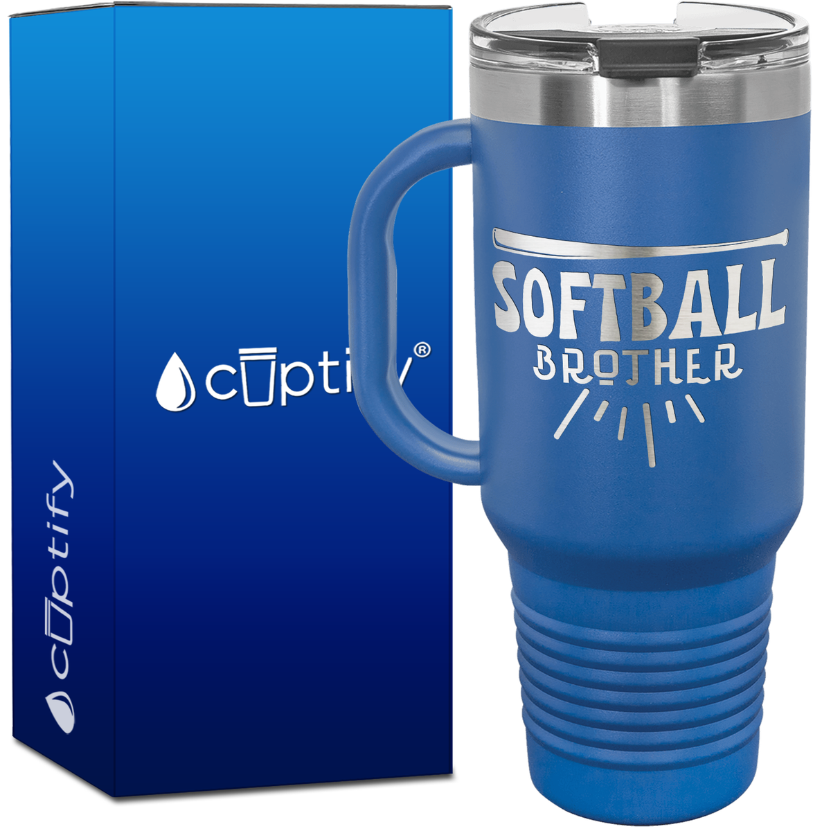 Softball Brother 40oz Softball Travel Mug