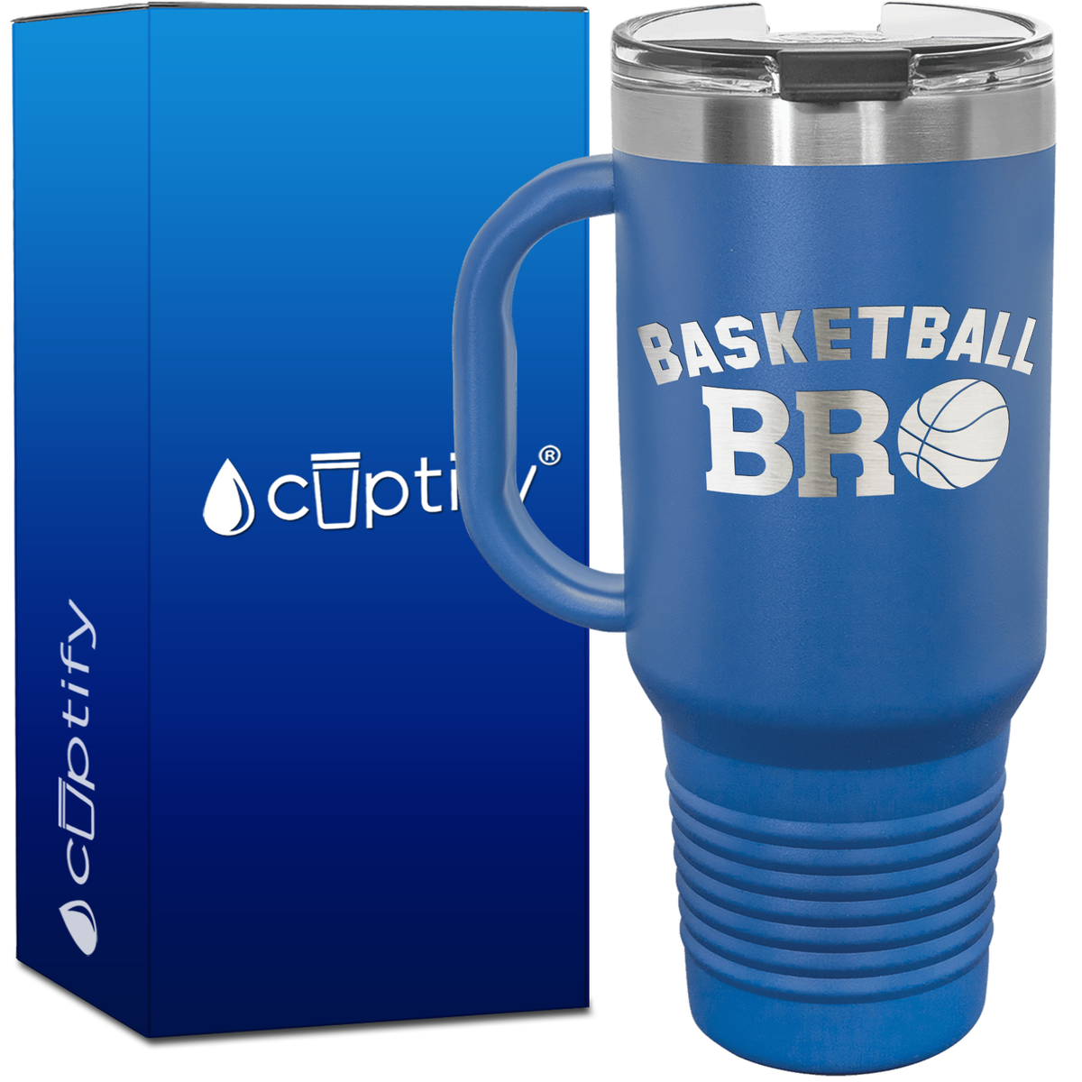 Basketball Bro 40oz Basketball Travel Mug