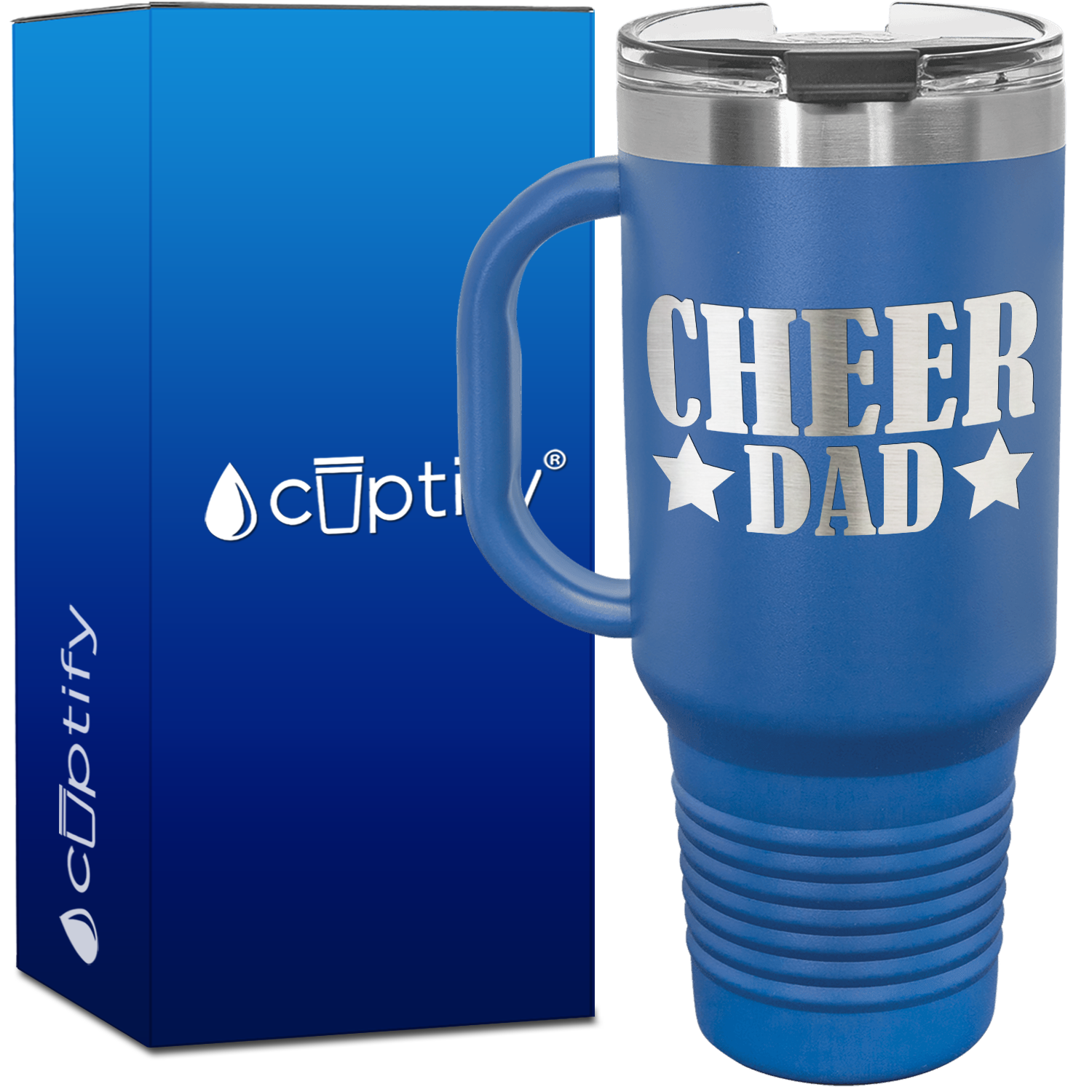 Cheer Dad 40oz Cheer Travel Mug