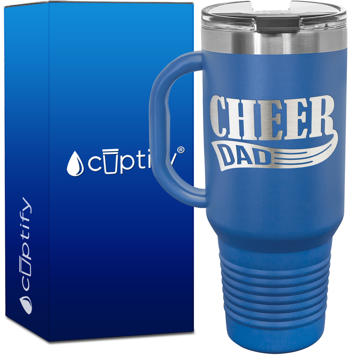 Cheer Dad 40oz Cheer Travel Mug