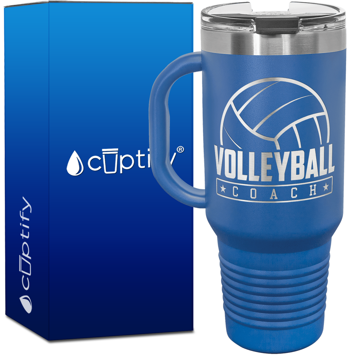 Volleyball Coach 40oz Coach Travel Mug