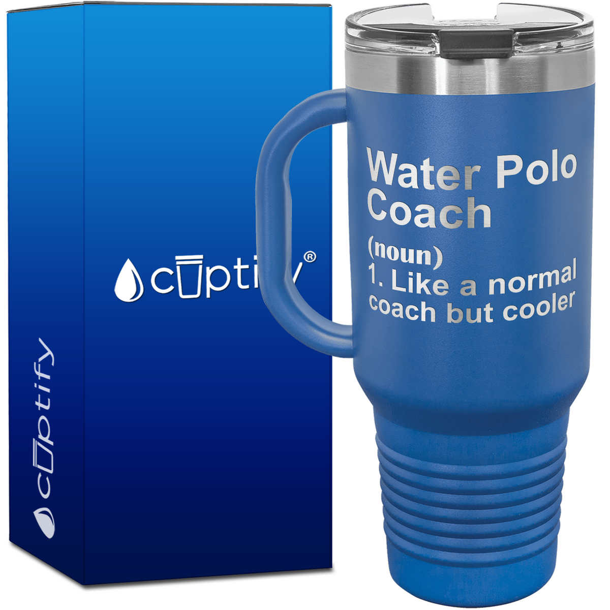 Water Polo Coach Definition 40oz Coach Travel Mug