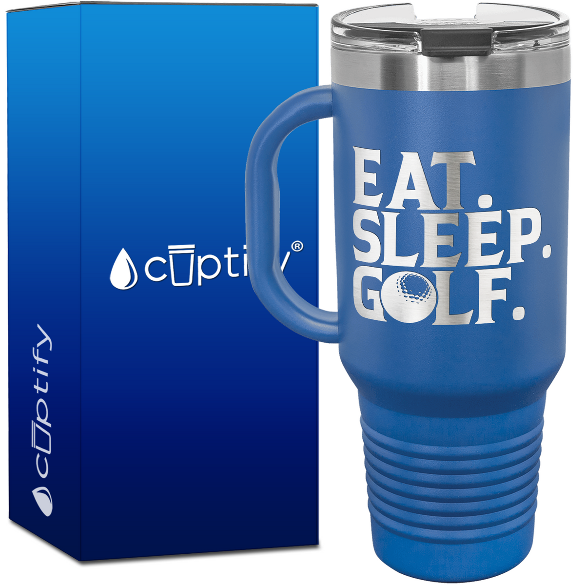 Eat Sleep Golf 40oz Golf Travel Mug