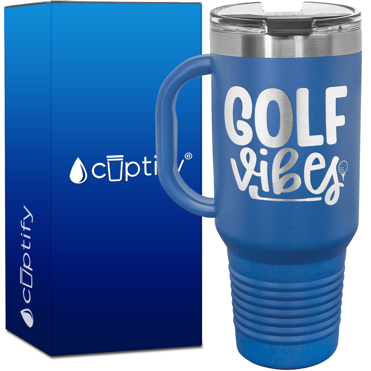 Golf Vibes 40oz Golf Travel Mug