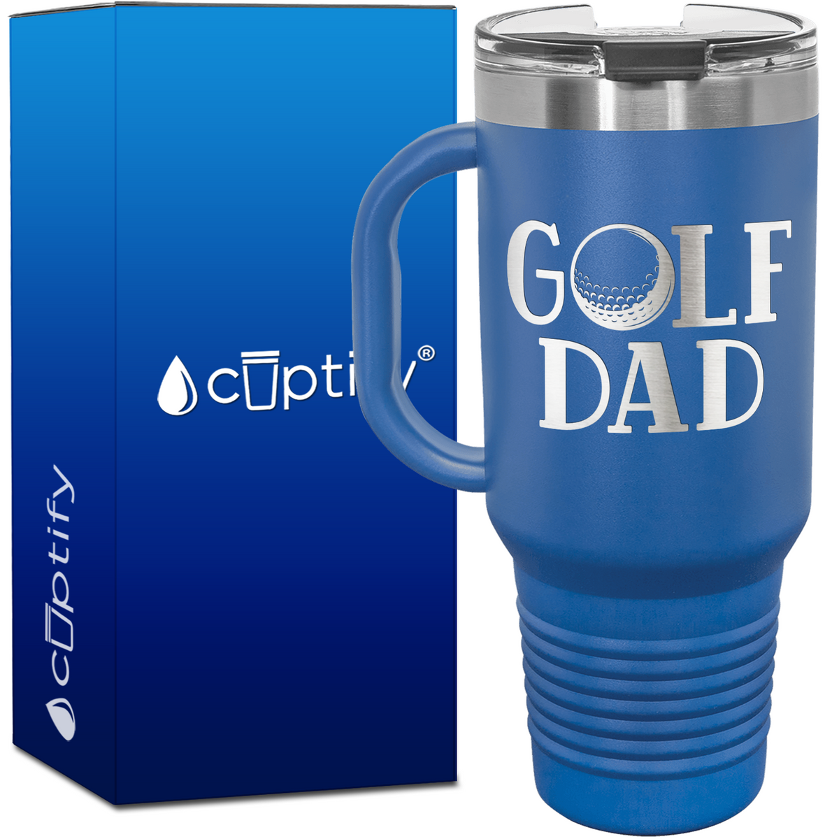Golf Dad 40oz Golf Travel Mug