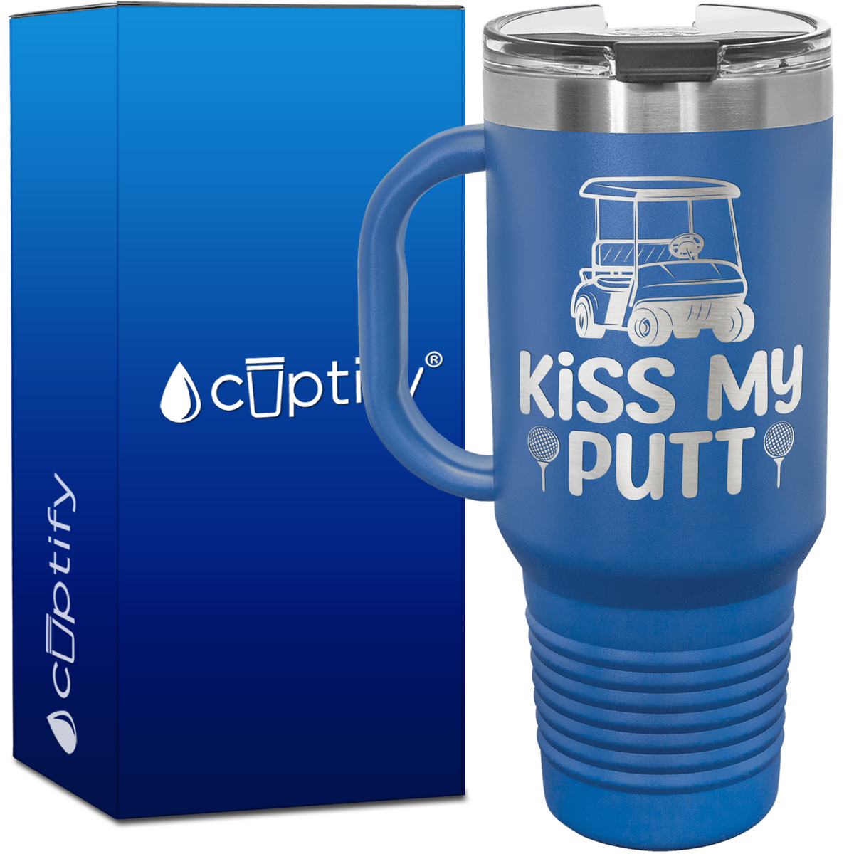 Kiss My Putt 40oz Golf Travel Mug