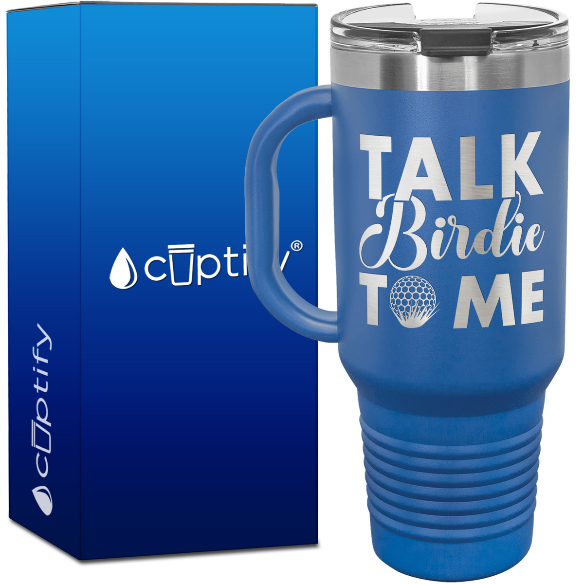Talk Birdie to Me 40oz Golf Travel Mug