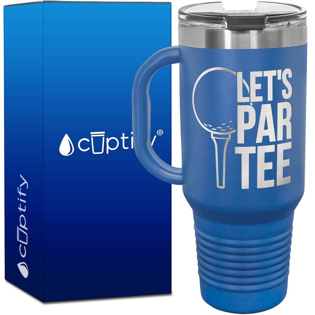 Golf Let's Par Tee 40oz Golf Travel Mug