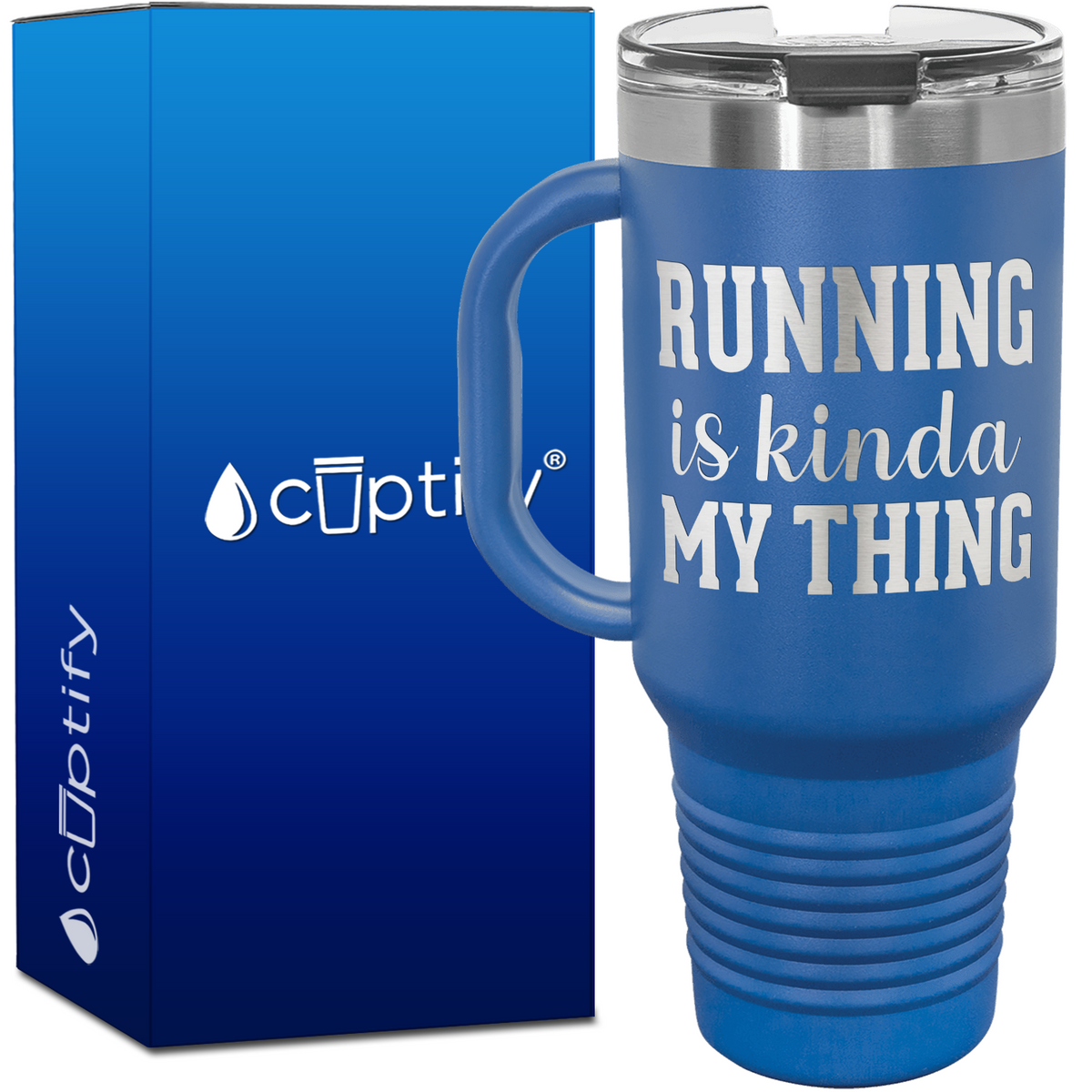 Running is Kinda My Thing 40oz Running Travel Mug