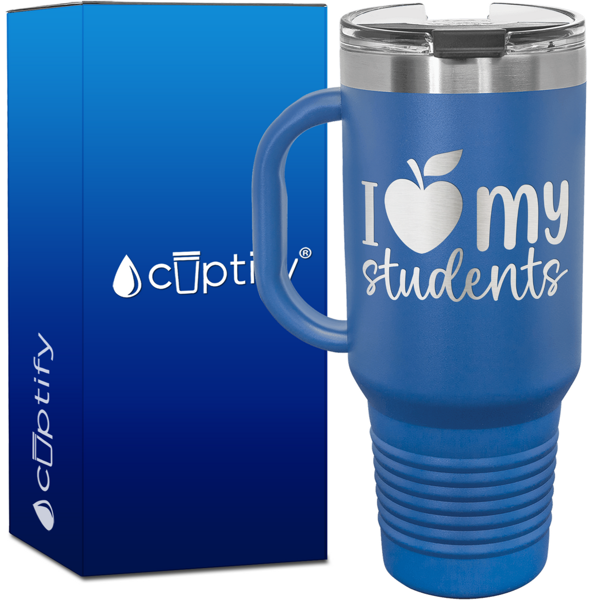 I Love My Students 40oz Teacher Travel Mug