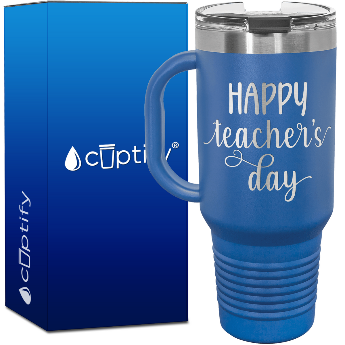 Happy Teacher's Day 40oz Teacher Travel Mug