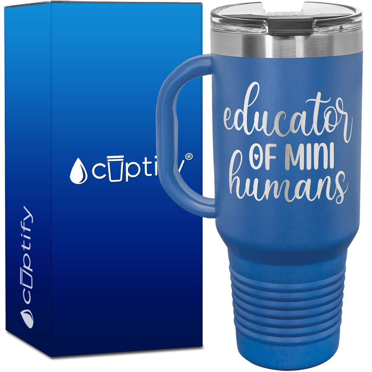 Educator of Mini Humans 40oz Teacher Travel Mug