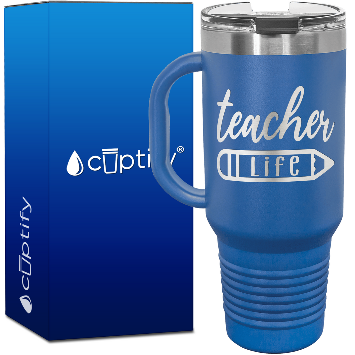 Teacher Life 40oz Teacher Travel Mug