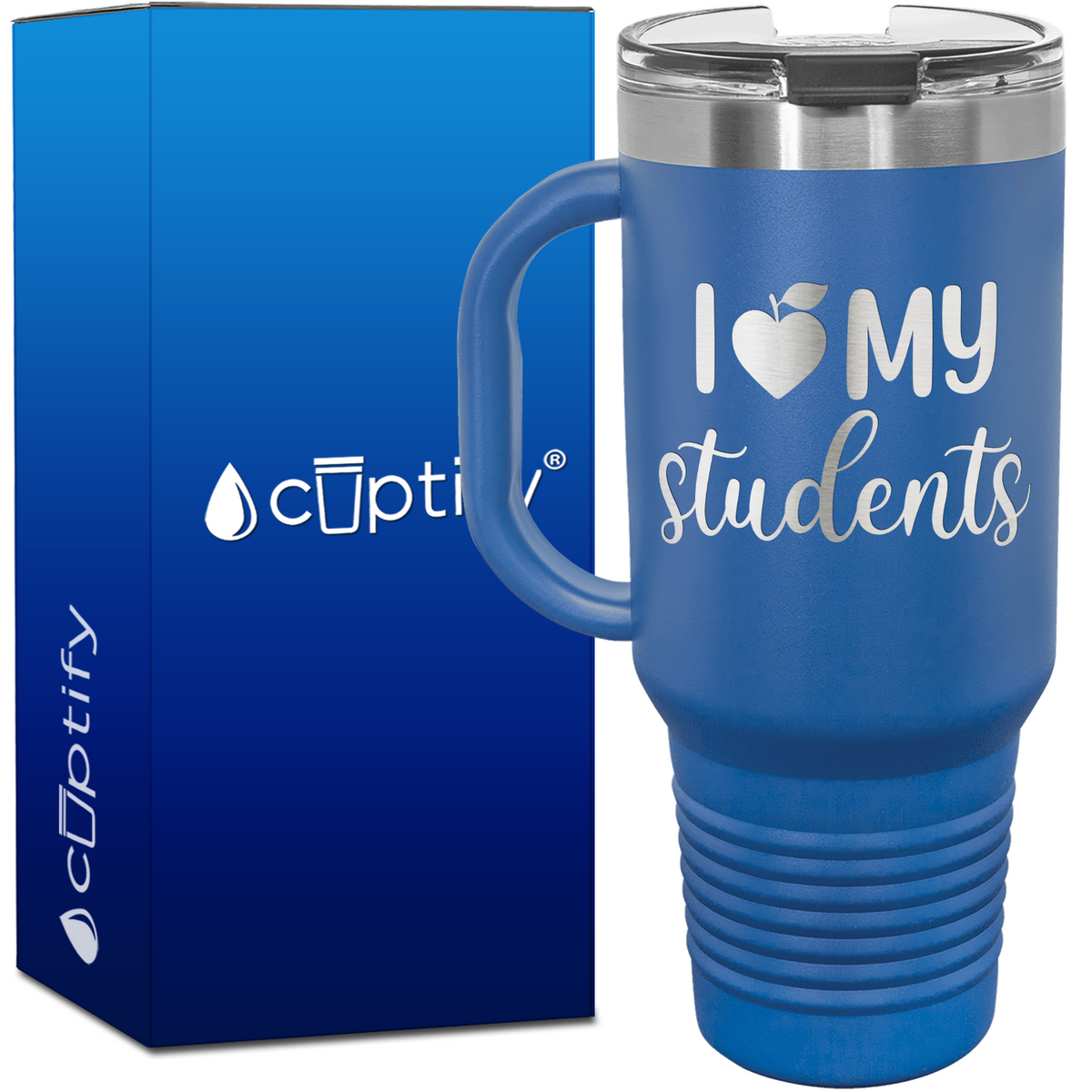 I Love My Students 40oz Teacher Travel Mug