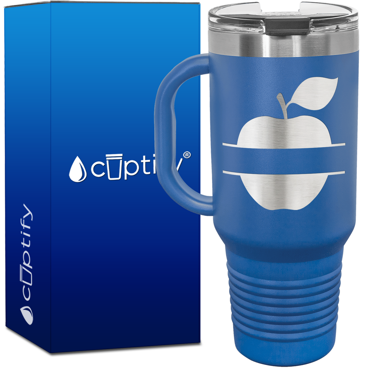 Personalized Apple 40oz Teacher Travel Mug