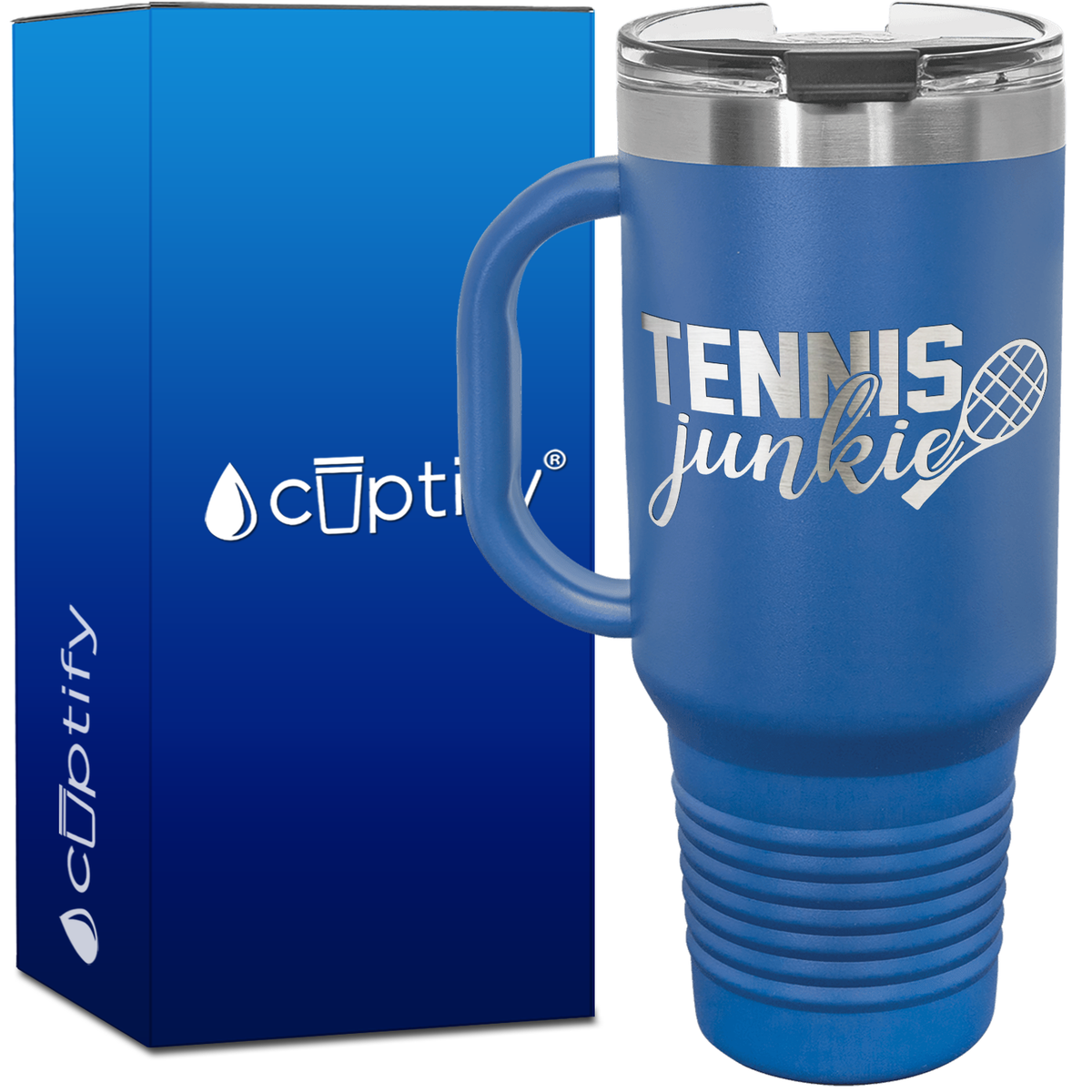 Tennis Junkie 40oz Tennis Travel Mug