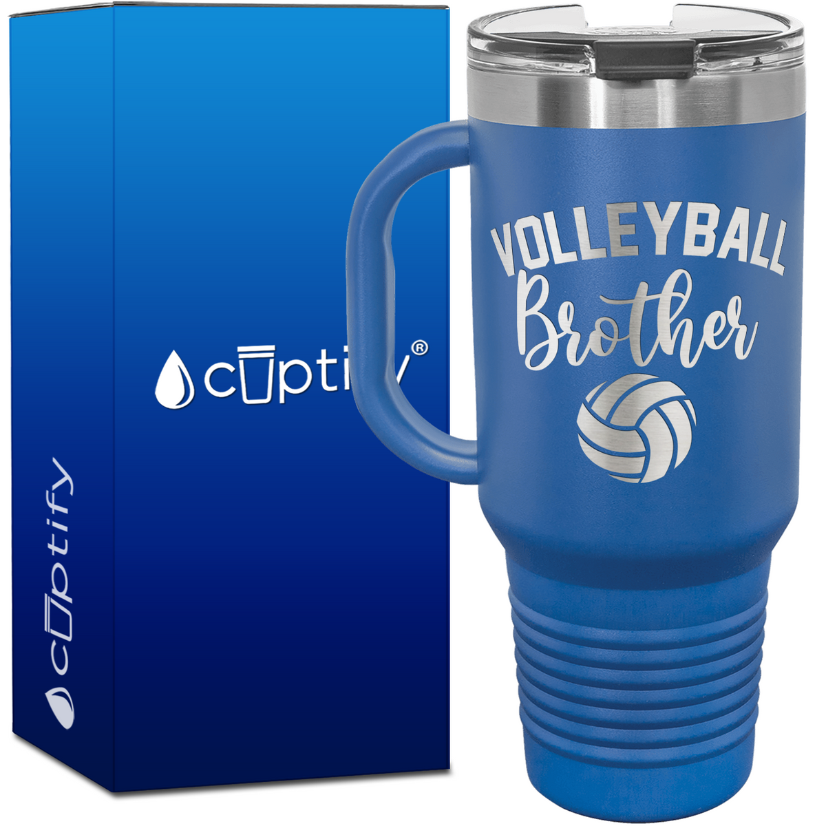 Volleyball Brother 40oz Volleyball Travel Mug