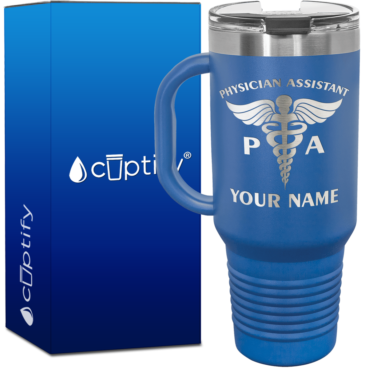 Personalized PA Physician Assistant 40oz Medical Travel Mug