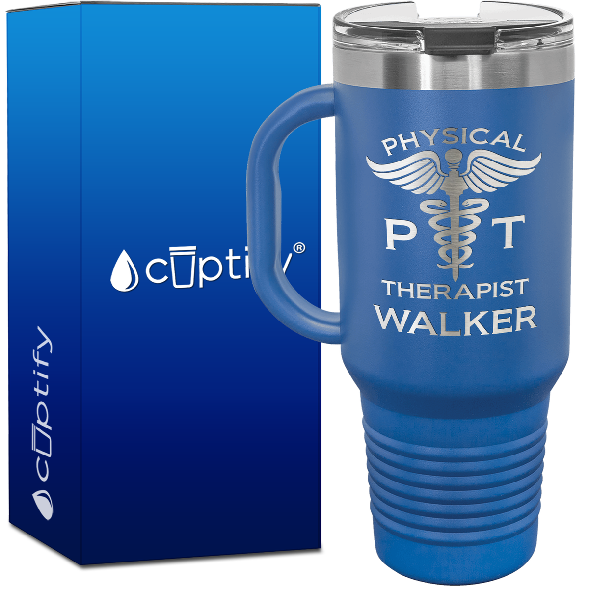 Personalized PT Physical Therapist 40oz Medical Travel Mug