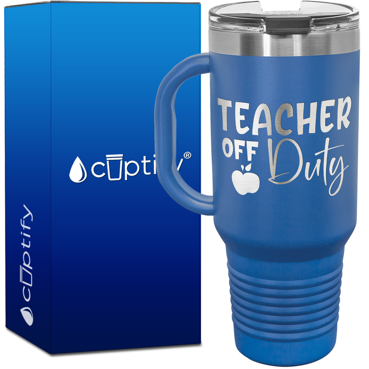 Teacher off Duty 40oz Teacher Travel Mug