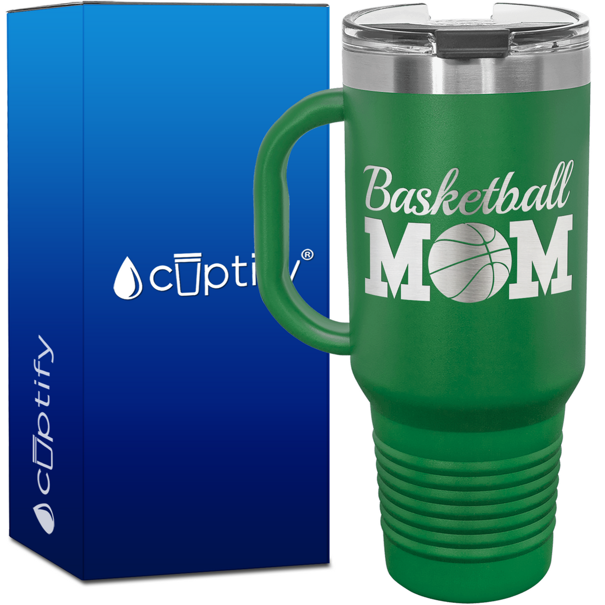 Basketball Mom 40oz Mom Travel Mug
