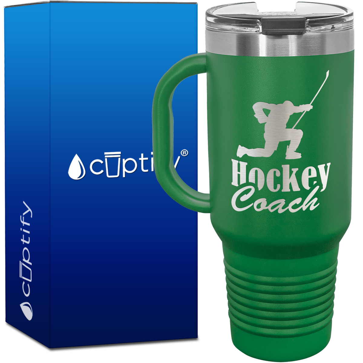 Hockey Coach Goal Post 40oz Travel Mug