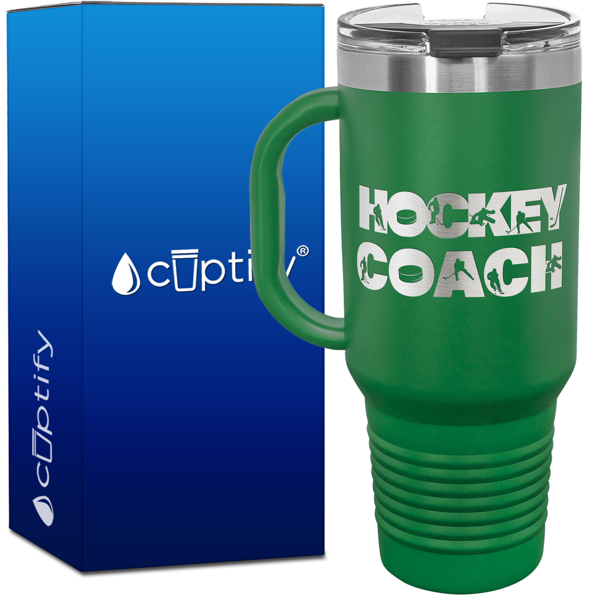 Hockey Coach 40oz Travel Mug