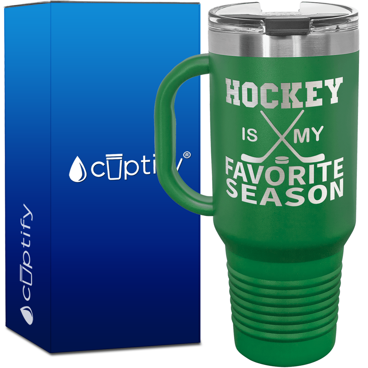 Hockey is My Favorite Person 40oz Travel Mug