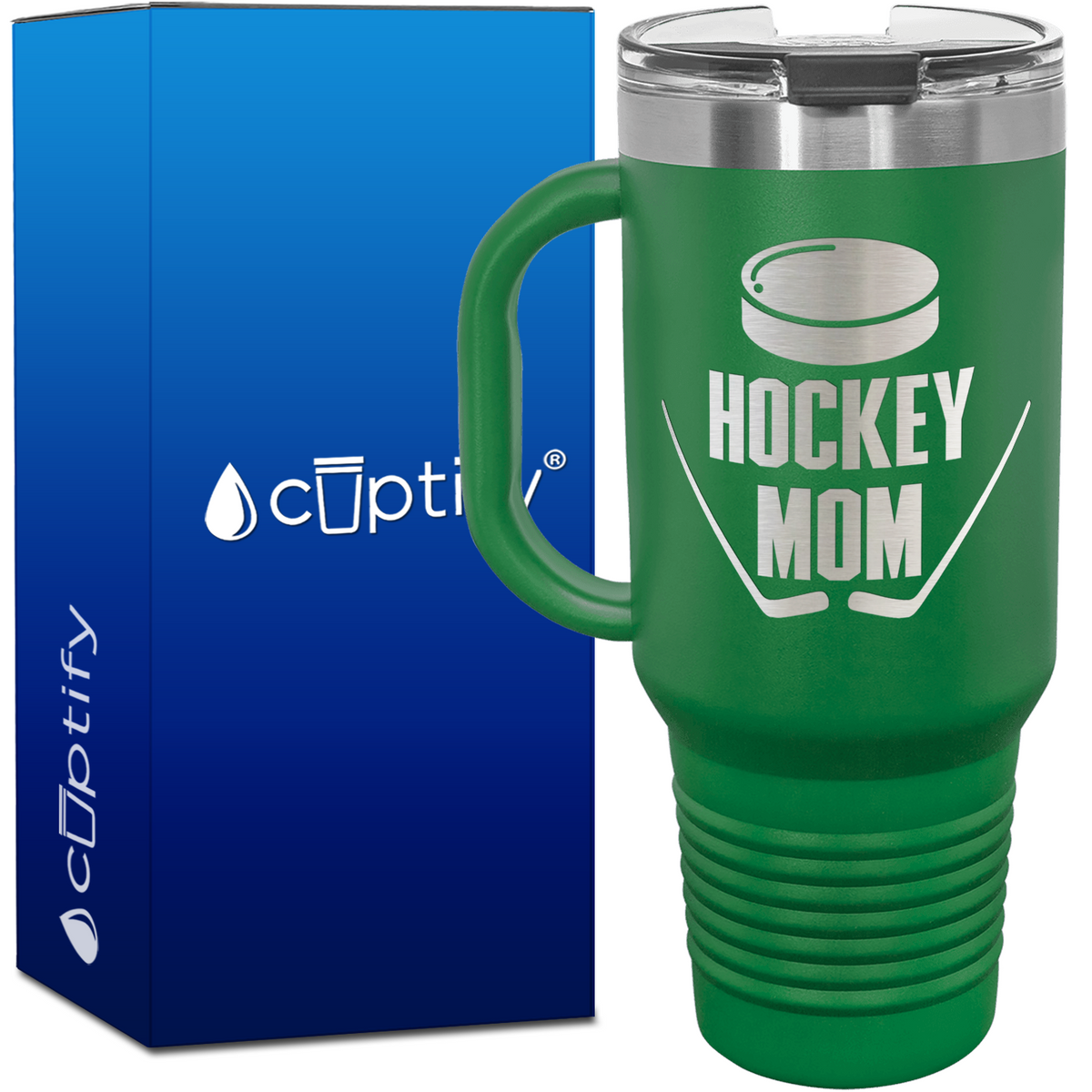 Hockey Mom 40oz Travel Mug