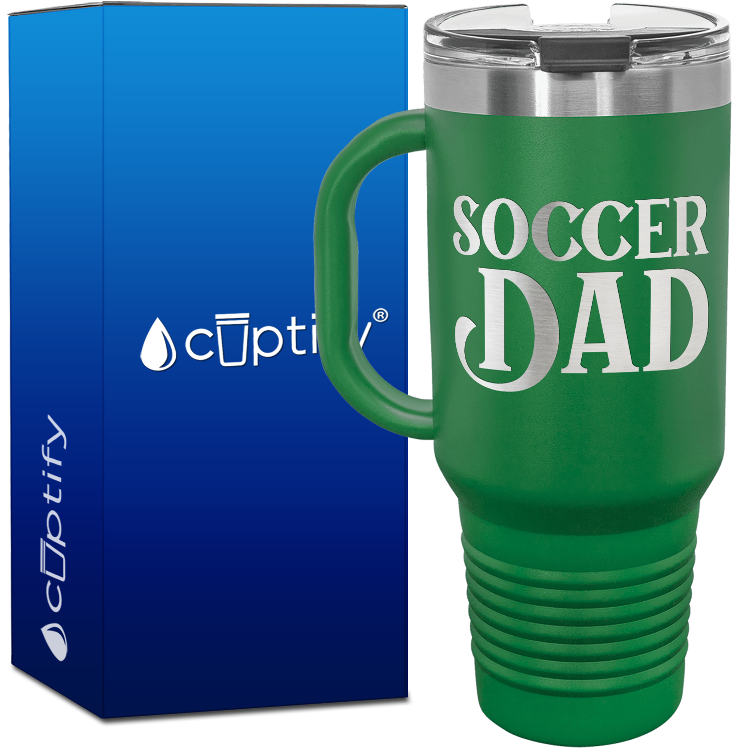 Soccer Dad 40oz Soccer Travel Mug