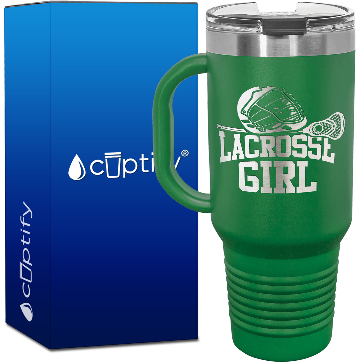 Lacrosse Girl 40oz Lacrosse Travel Mug